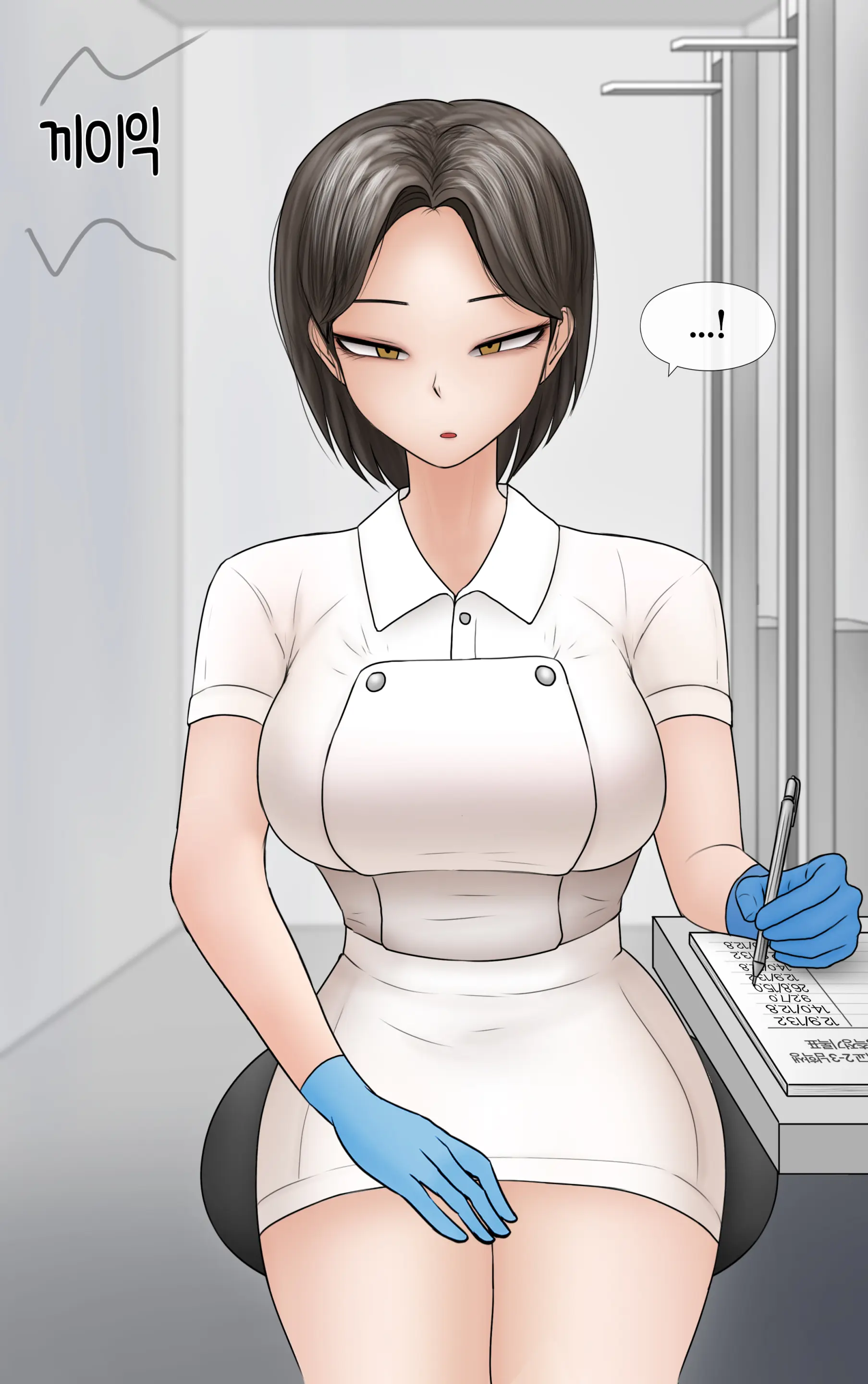 쿨계 간호사 여친이 내 작은 꼬추를 너무 좋아함 Cool Nurse GF Obsessed My Tiny Dick